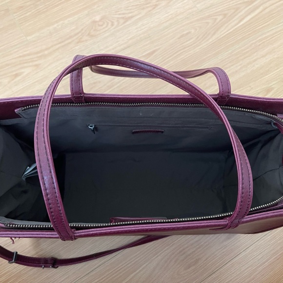 Burgundy Matt & Nat bag - Picture 2 of 3